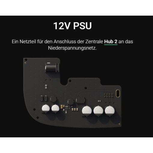 Ajax 12V PSU til Hub 2/ Hub 2 Plus/ ReX 2 EU