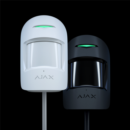Ajax Fibra CombiProtect Hvid