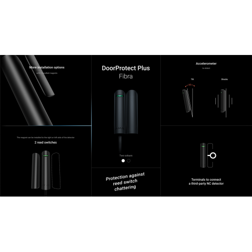 Ajax Fibra DoorProtect Plus Sort