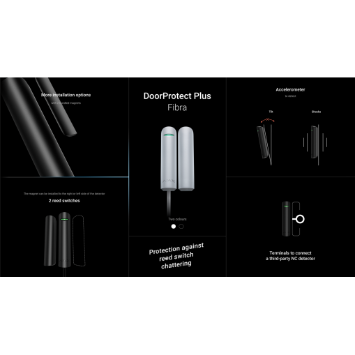 Ajax Fibra DoorProtect Plus Hvid