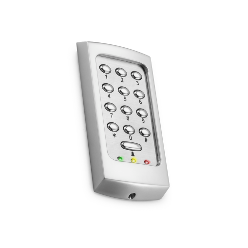 Paxton PROXIMITY KP75-læser med MIFARE®-tastatur i design af rustfrit stål