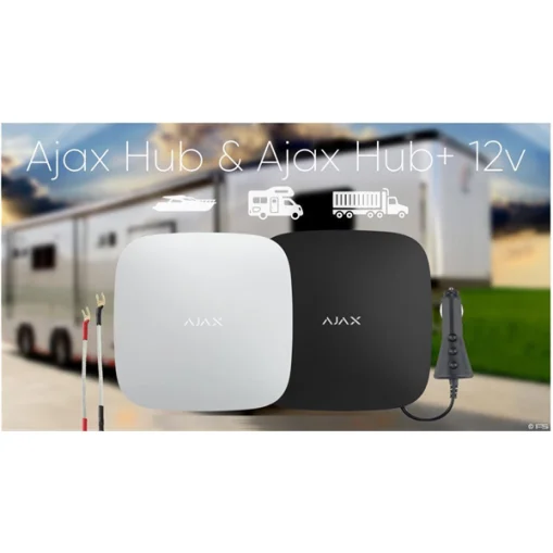 Ajax Hub Plus 12/24V sort EU