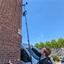DragonFly CCTV-rengøringssæt med stang 6 m