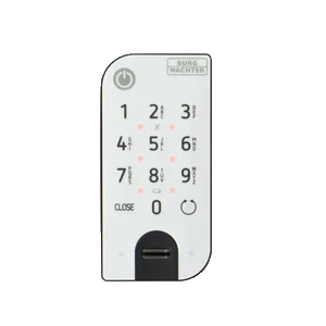 Burg Wächter secuENTRY 7712 Keypad Fingeraftryk