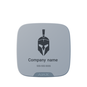 Ajax Brandplate til StreetSiren DoubleDeck sort (10 stk.) EU