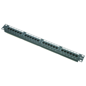 Patchpanel 24 porte UTP/RJ45