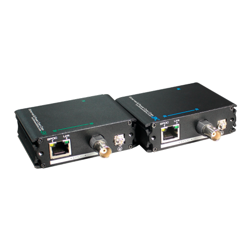IP-extender med koaksialkabel og PoE