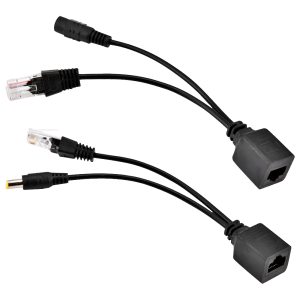 Passiv PoE-injektor og -splitter
