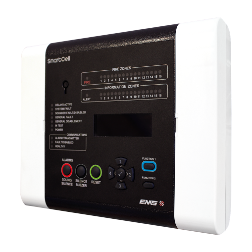 SmartCell radio brandalarmsystem / kontrolcenter 230V AC