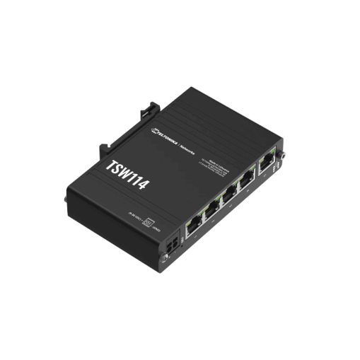 Teltonika TSW114 DIN Rail Switch 5 10/100/1000