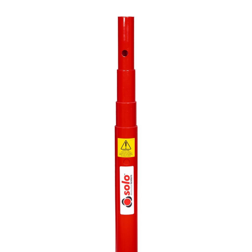 Solo 100 teleskopstang i glasfiber med 4 sektioner - 4,5 meter