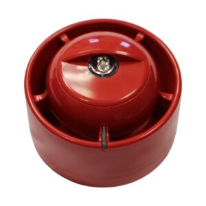 SmartCell radiosirene + blitz i rød -...