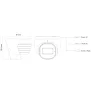 Provision DI-340IPEN-28 20m IR 4MP AI-Analysis Dome/Turret-kamera med fast objektiv