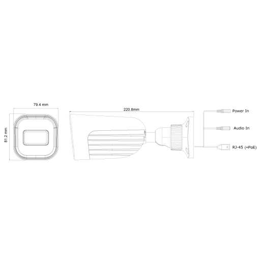 Provision I4-340IPE-36 40M IR Bullet med fast objektiv