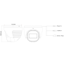Provision DI-380IPE-MVF 40m IR 8MP Motoriseret Vari-Focal Lens Turret Dome