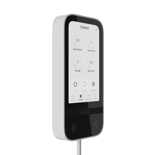 KeyPad TouchScreen Fibra hvid