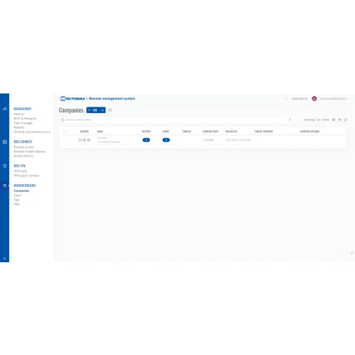 Teltonika 150 GB data til RMS Connect/VPN