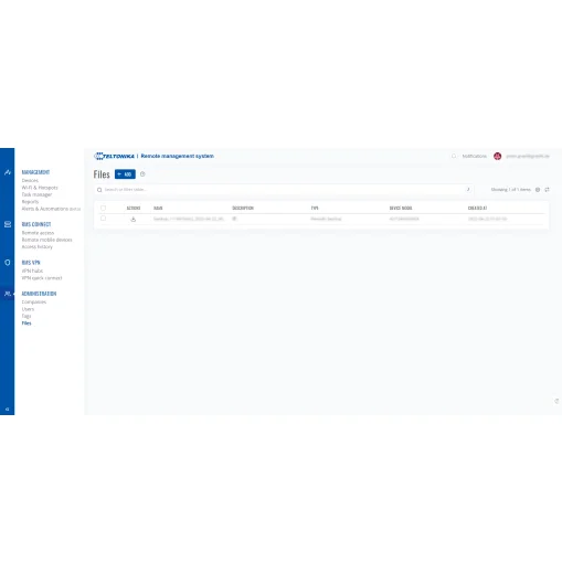 Teltonika 150 GB data til RMS Connect/VPN