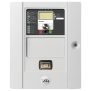 2X brandalarmcentral, adresserbar, 2 ringe, stort hus, med integreret printer
