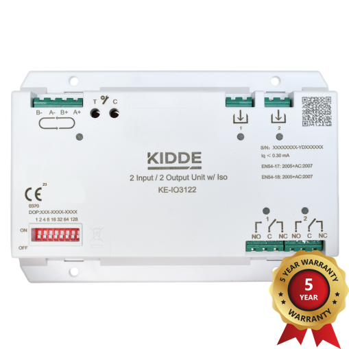 2X Intelligent adresserbar 2-indgangs-/2-udgangsenhed med isolator