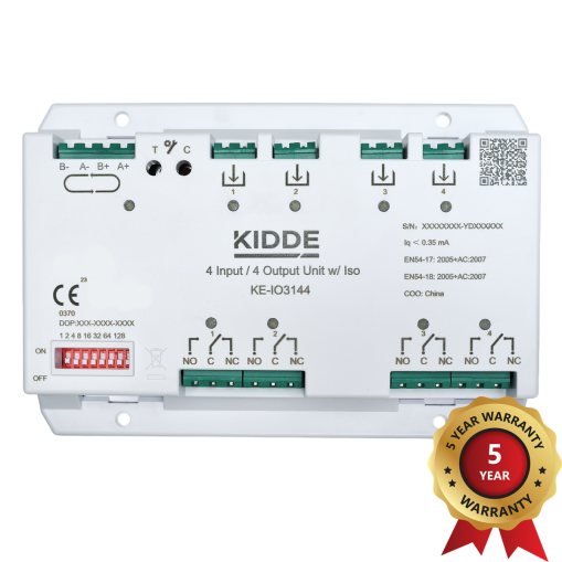 2X Intelligent adresserbar 4-input/4-output-enhed med isolator