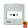 2X Intelligent adresserbart manuelt opkaldspunkt fra Excellence-serien med isolator