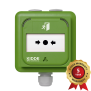 2X Intelligent adresserbart manuelt opkaldspunkt fra Excellence-serien med isolator, vejrbestandig