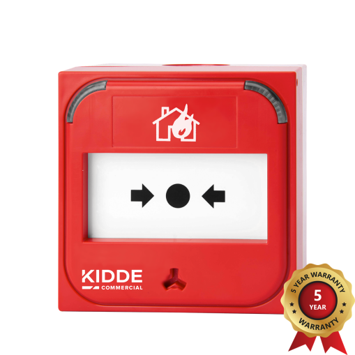2X intelligent adresserbart manuelt kontaktpunkt fra Excellence-serien med isolator og backbox