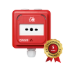 2X Intelligent adresserbart manuelt opkaldspunkt fra Excellence-serien med isolator, vejrbestandig