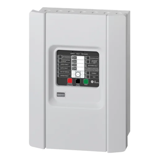 1X Konventionel brandalarmcentral med alarmtæller - 4 zoner