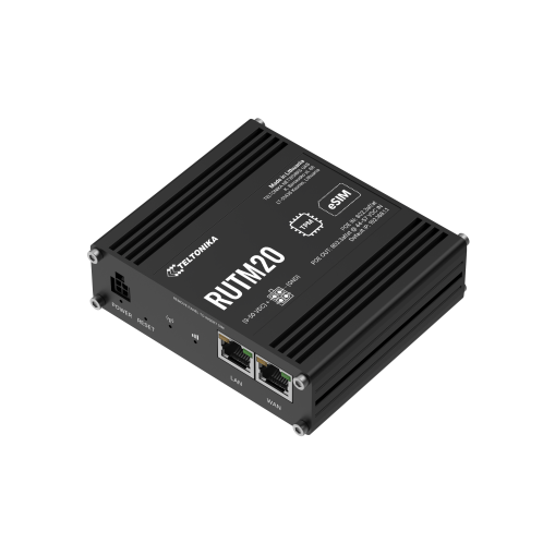 Teltonika RUTM20 5G-modem med M.2 og PoE-udgang
