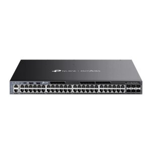 Omada 48-Port Gigabit Stackable L3 Managed PoE+ Switch...