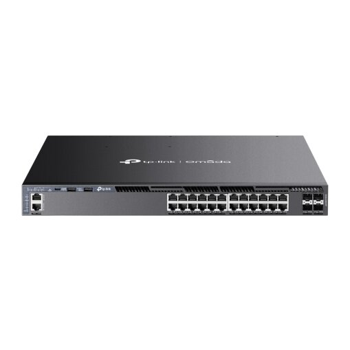 Omada 24-Port Gigabit Stackable Lite L3 Managed Switch with 4× 10G Slots
