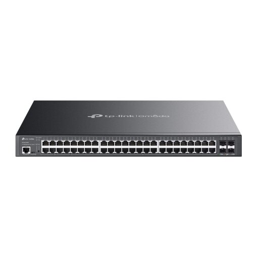 Omada 48-Port Gigabit and 4-Port 10GE SFP+ L2+ Managed Switch with 48-Port PoE+