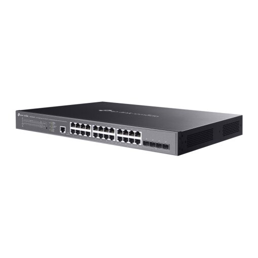 Omada 24-Port Gigabit and 4-Port 10GE SFP+ L2+ Managed Switch with 16-Port PoE+ & 8-Port PoE++