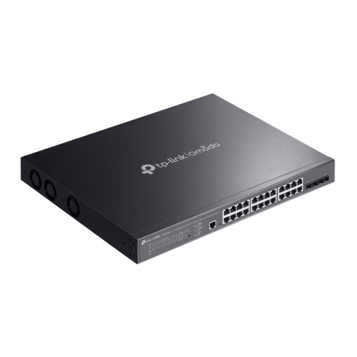 Omada 24-Port Gigabit and 4-Port 10GE SFP+ L2+ Managed Switch with 16-Port PoE+ & 8-Port PoE++