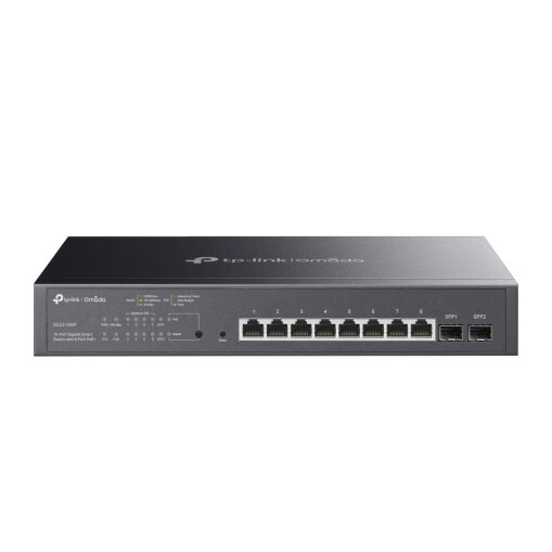 Omada 10-Port Gigabit Smart Switch with 8-Port PoE+
