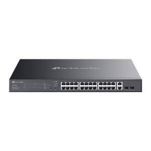 Omada 28-Port Gigabit Easy Managed Switch with 24-Port PoE+