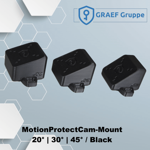 MotionProtectCam Mount Black 20° / 30° / 45°