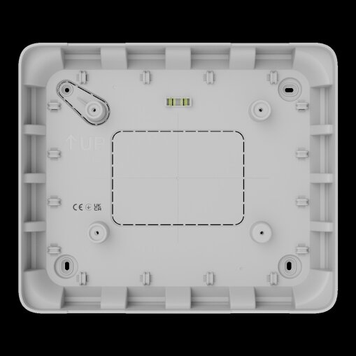 Ajax GlandBox weiß – Gehäuseerweiterung für Fire Hub