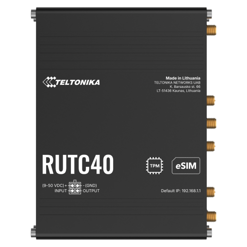 Teltonika RUTC40 | 4G Edge Router mit Docker, Wi‑Fi 6 & Dual SIM
