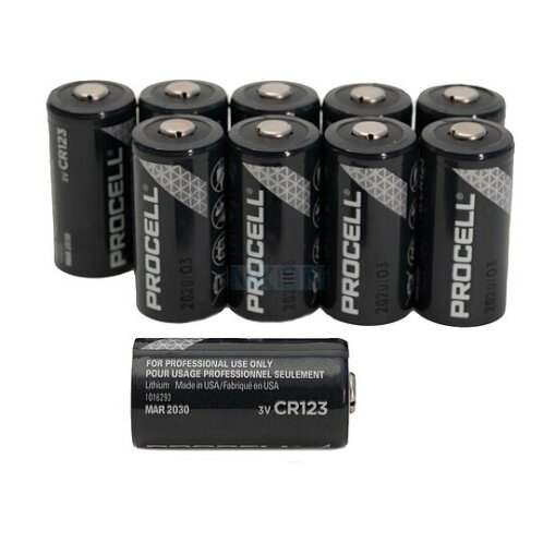 Duracell Procell CR123A Spezialbatteriere 10-Pack