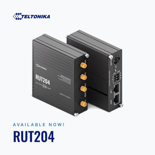 Teltonika RUT204 | LTE Router mit CAN Bus (J1939, CANOpen)